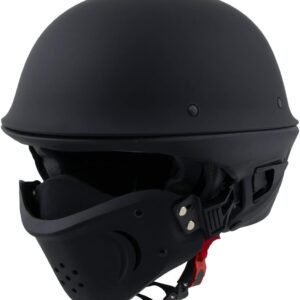 Helmets Open Face 3/4 Motorcycle Biker Rider Helmets  X-Small