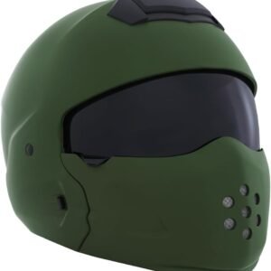 3/4 Open Face Motorbike Motorcycle Helmet Full Face Modular Helmets with Visor for Mens and Womens Street Bike Cruiser Scooter Approved