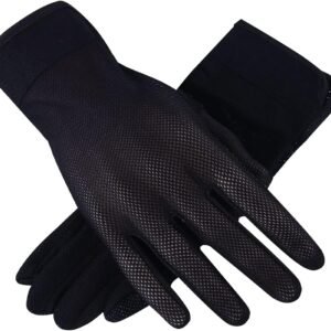 Men Driving Cycling Gloves Summer Full Finger Sun UV Protection Touchscreen Gloves Outdoor Breathable Gym Biking Glove