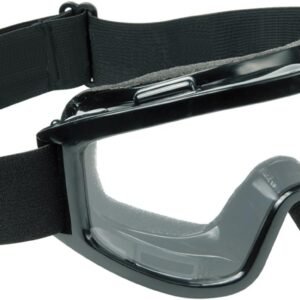 Black Frame/Clear Lens Adult MX Off-Road Snowmobile, Snowboard, Ski Goggles