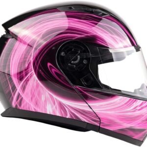 Adult Modular Motorcycle Helmet /Retractable Sunglass Full Face Flip-up