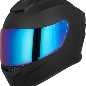 Full Face Motorcycle Helmets for Adults Men and Women Street Bike Racing Helmet with Tinted Visor Model
