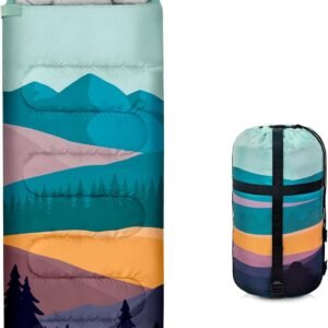 Sleeping Bags for Adults Kids,3 Seasons Cold Warm Weather Waterproof Lightweight Camping Sleeping Bags for Men and Women,Camping Outdoor Travel