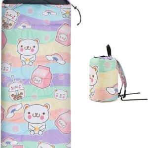 Kids Sleeping Bag for Camping - Lightweight 3 Season Backpacking Sleeping Bag, Compact Child Sleeping Bag for Girls and Boys, Waterproof Youth Sleeping Bag for Outdoor by