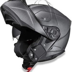 Modular Motorcycle Helmet -  Approved Flip Up Motorcycle Helmet - Bluetooth Ready Full Face Motorcycle Helmet with Dual Visors for Men, Women & Youth