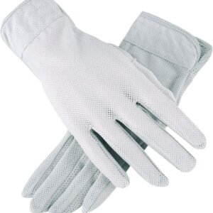 Men Driving Cycling Gloves Summer Full Finger Sun UV Protection Touchscreen Gloves Outdoor Breathable Gym Biking Glove