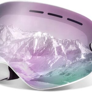 Ski Goggles,Winter Snow Sports Snowboard Goggles with Anti-Fog Lens