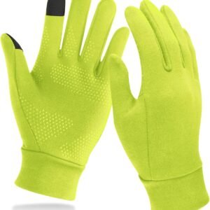 Lightweight Running Gloves, Touch Screen Anti-Slip Warm Gloves Liners for Cycling Biking Sporting Driving for Men Women