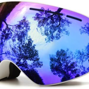 Ski Goggles,Winter Snow Sports Snowboard Goggles with Anti-Fog Lens