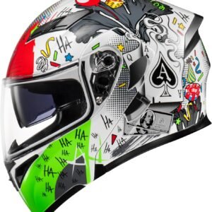 Motorcycle Dual Visor Flip up Modular Full Face Helmet with Certification of